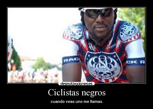 Ciclistas negros -