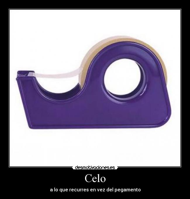 Celo - a lo que recurres en vez del pegamento