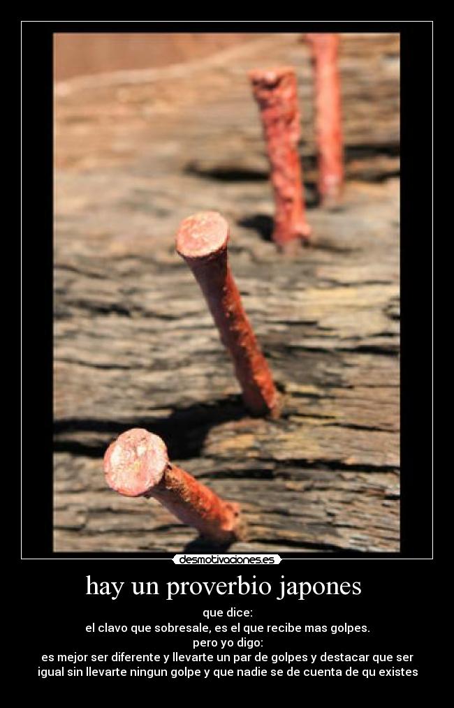 hay un proverbio japones -
