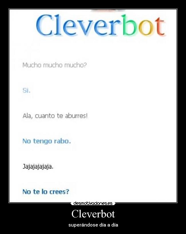 Cleverbot - superándose día a día