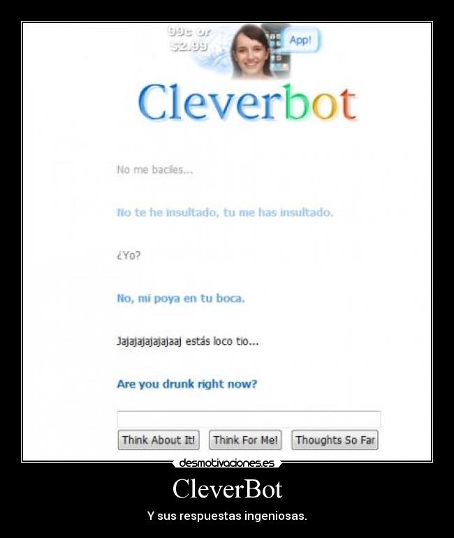 carteles cleverbot desmotivaciones