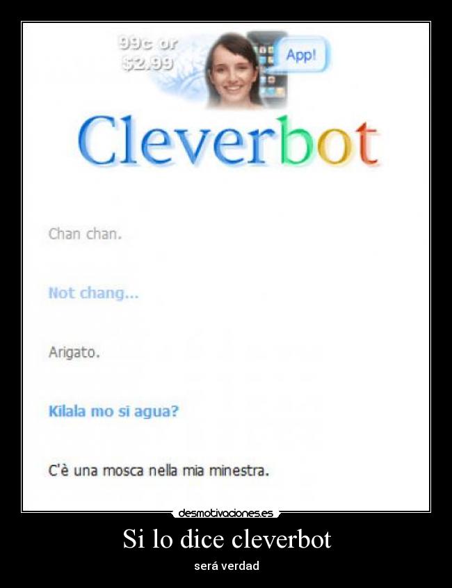 carteles cleverbot desmotivaciones
