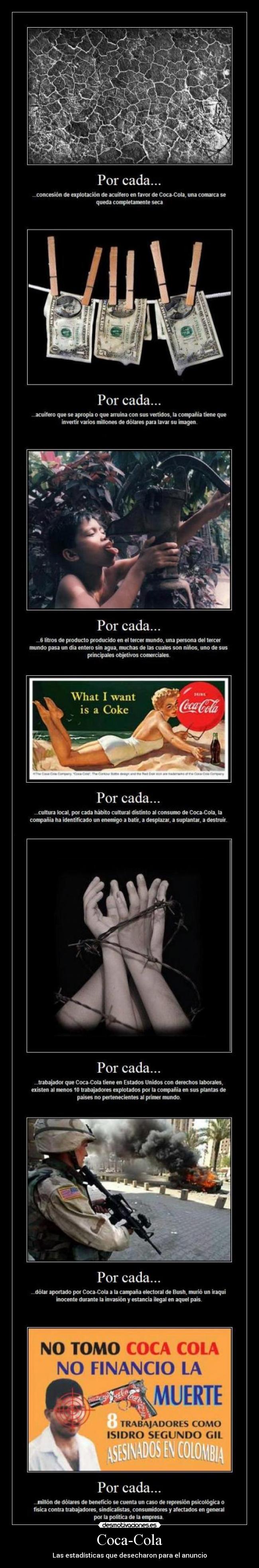 carteles cocacola anuncio desmotivaciones
