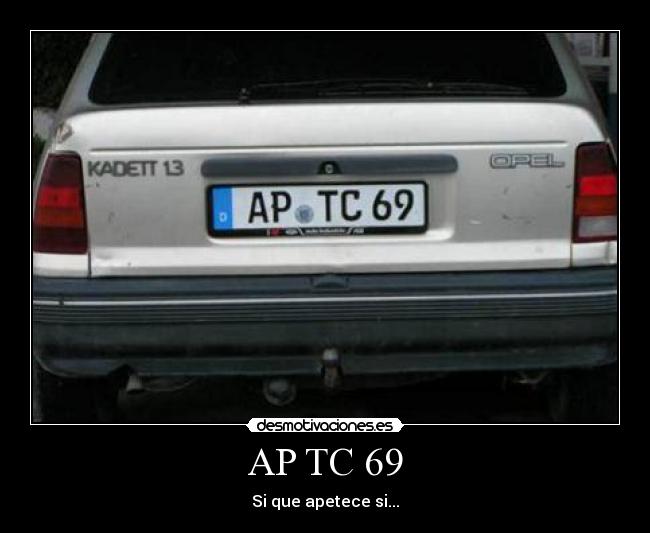 AP TC 69 - Si que apetece si...