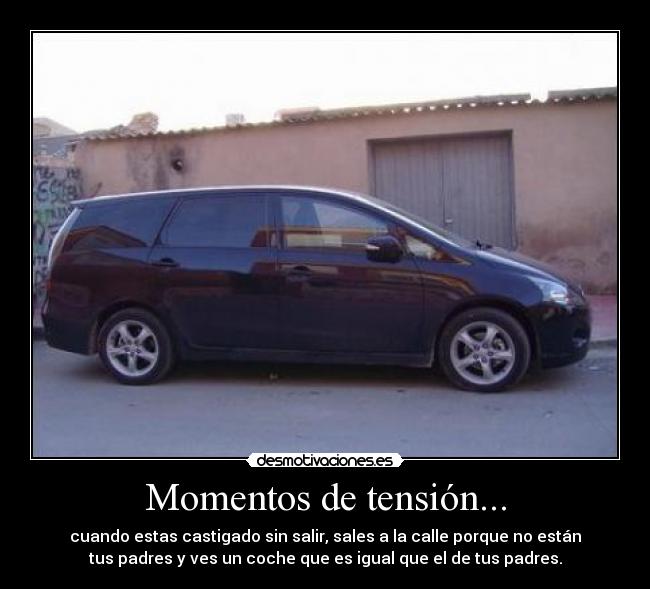 carteles coche padres desmotivaciones