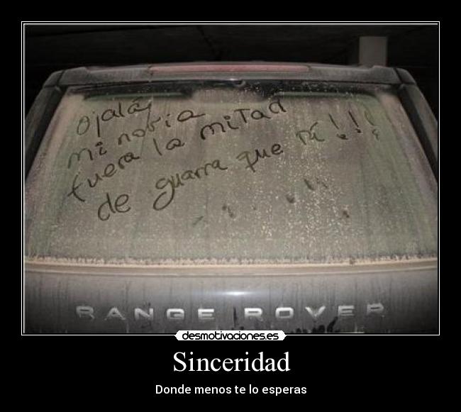 carteles sinceridad desmotivaciones