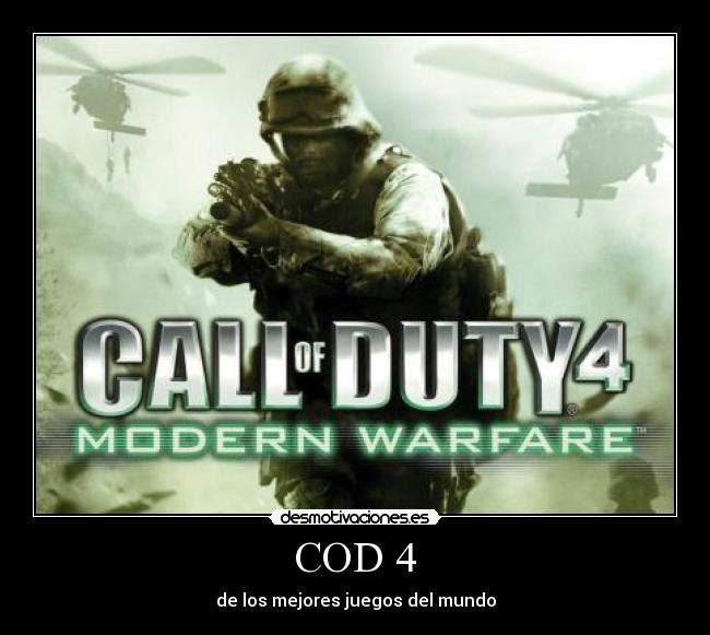 COD 4 - de los mejores juegos del mundo
