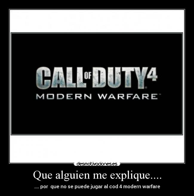 carteles cod4 desmotivaciones