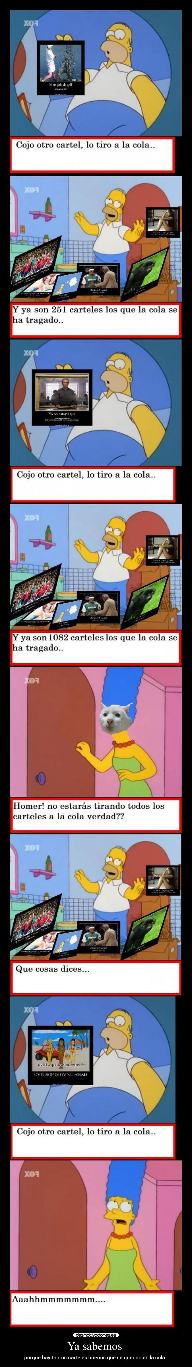 Ya sabemos - porque hay tantos carteles buenos que se quedan en la cola...