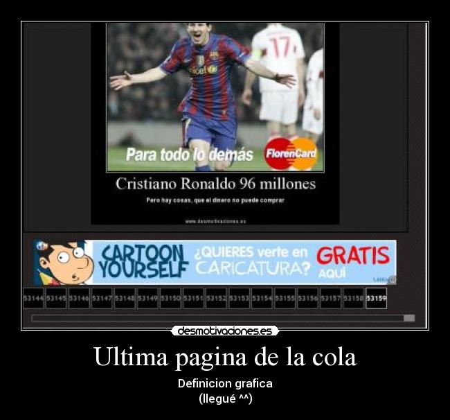 Ultima pagina de la cola -