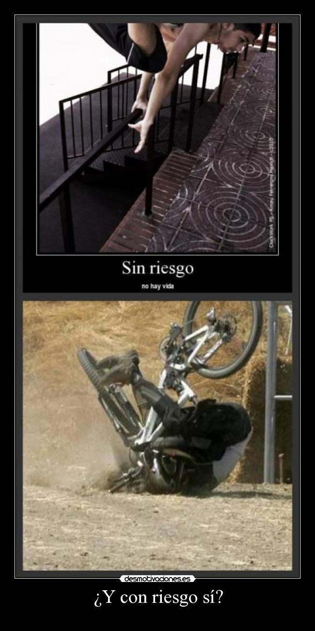 ¿Y con riesgo sí? -