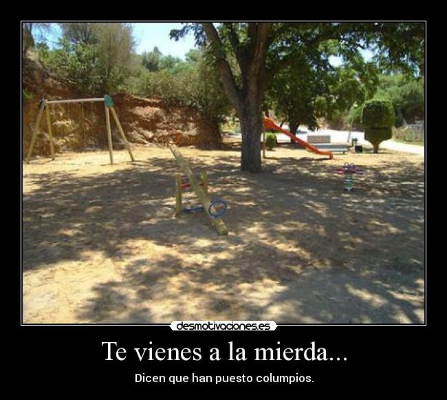 carteles columpios desmotivaciones