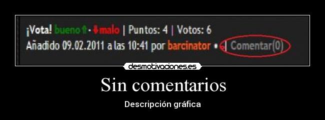 Sin comentarios - 