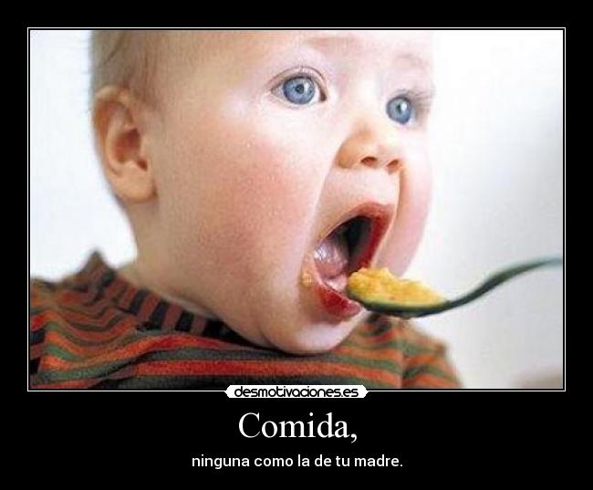 carteles comida comida desmotivaciones