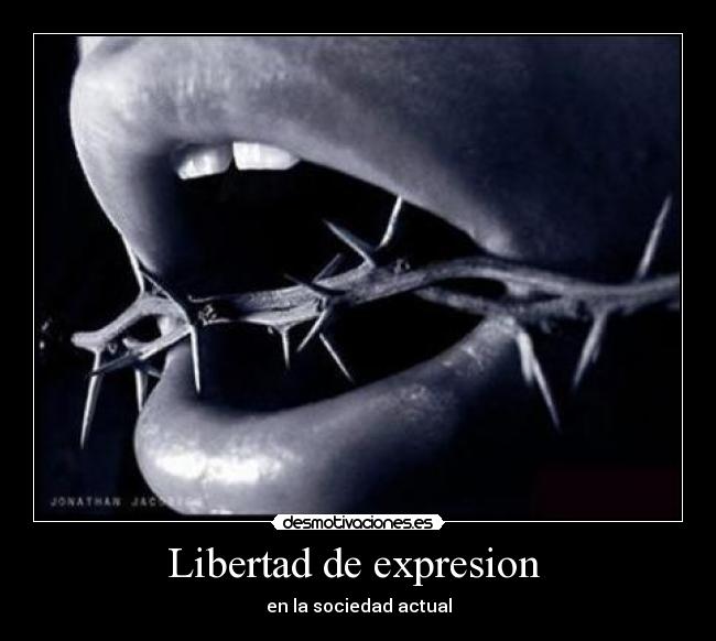 Libertad de expresion - en la sociedad actual