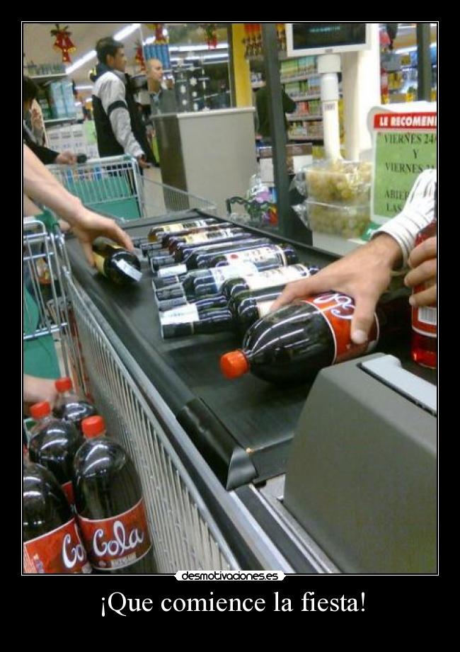 ¡Que comience la fiesta! -