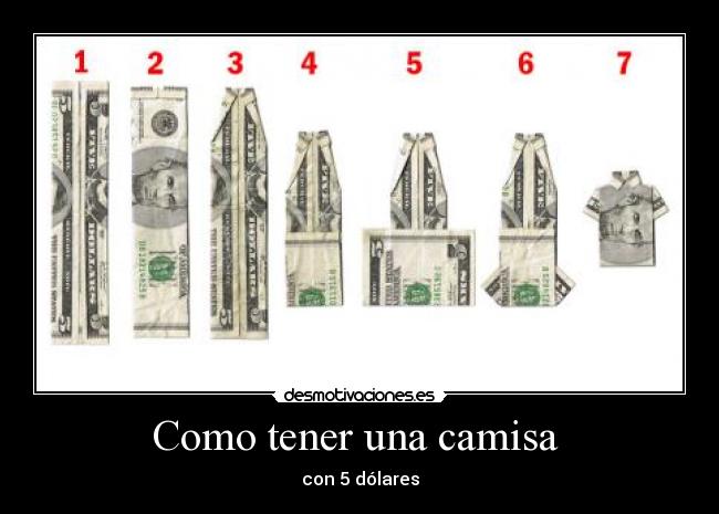 Como tener una camisa -