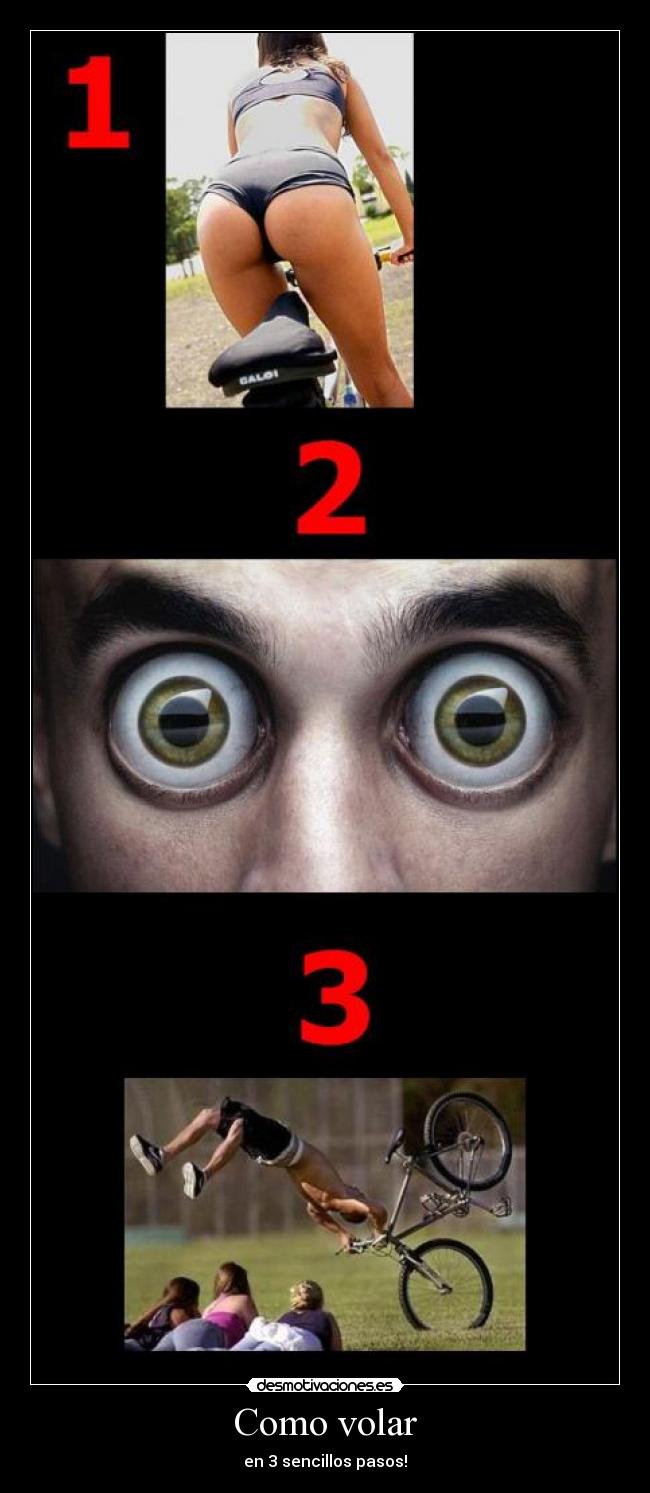 Como volar - en 3 sencillos pasos!