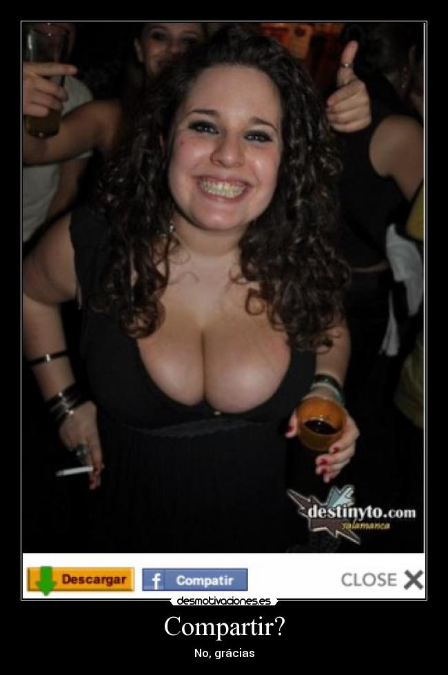 Compartir? - No, grácias