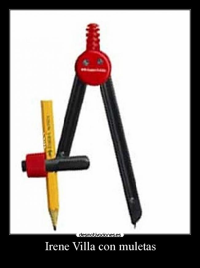 Irene Villa con muletas - 