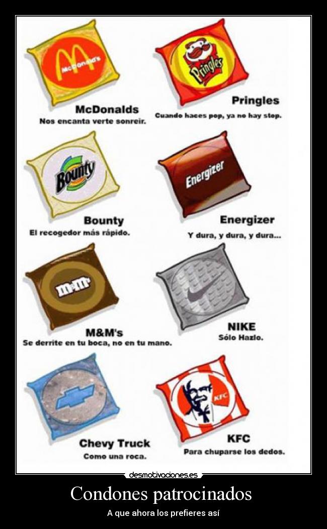 Condones patrocinados -