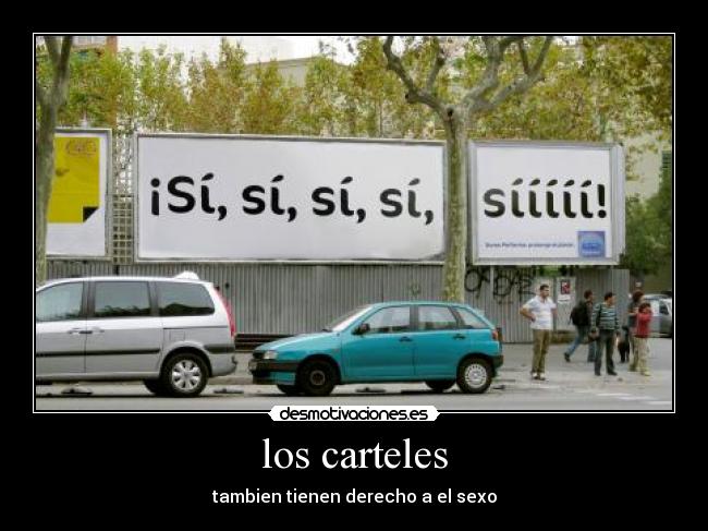los carteles -
