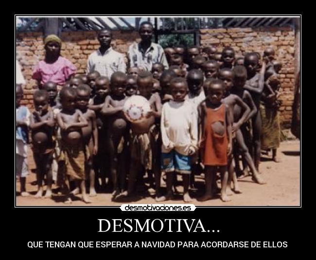 carteles ninos del tercer mundo desmotivaciones