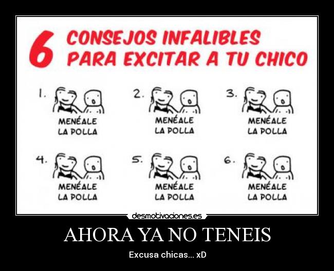 AHORA YA NO TENEIS - Excusa chicas... xD