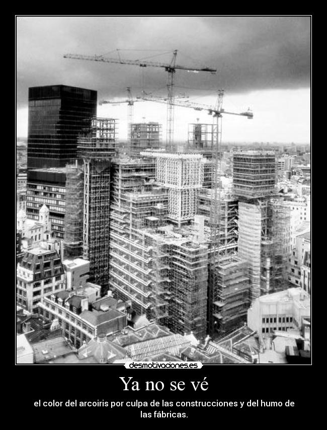 Ya no se vé -