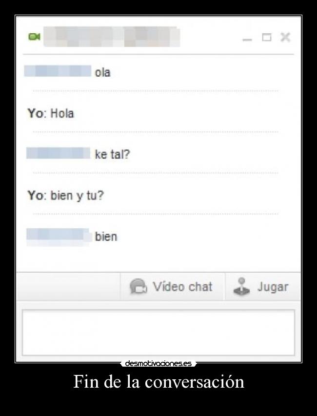 Fin de la conversación - 