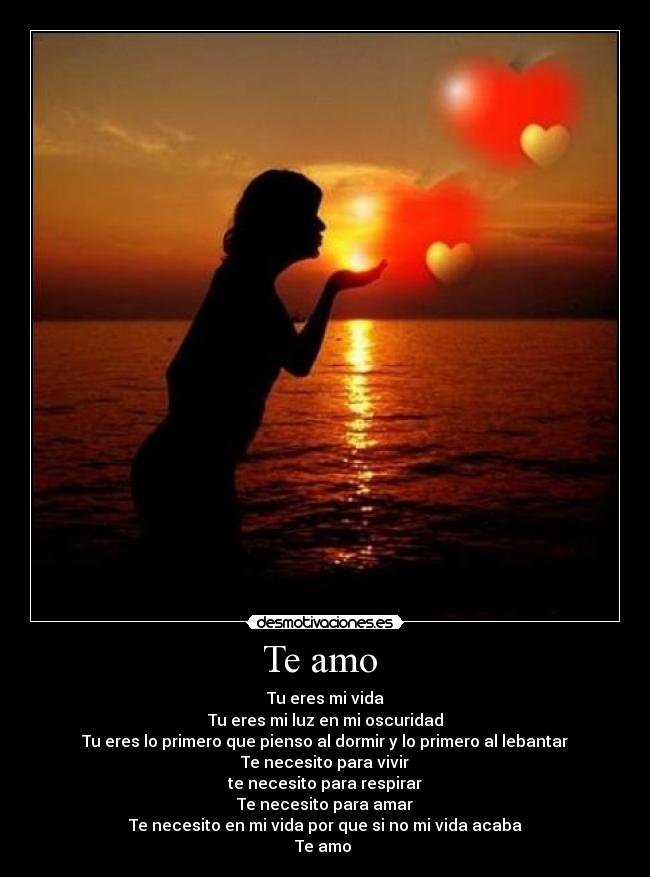 Te amo -