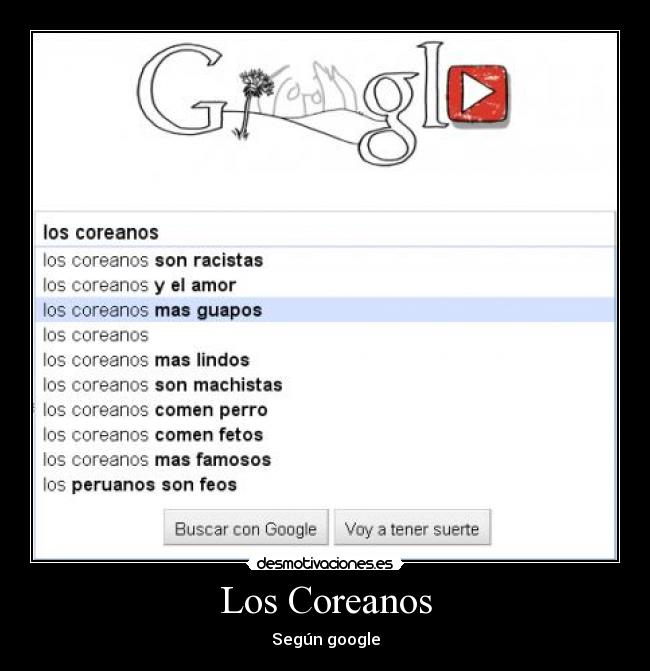 Los Coreanos - Según google