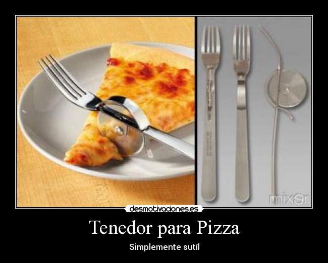 Tenedor para Pizza -