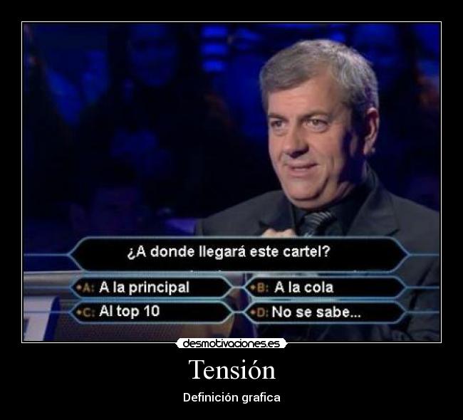 Tensión - Definición grafica