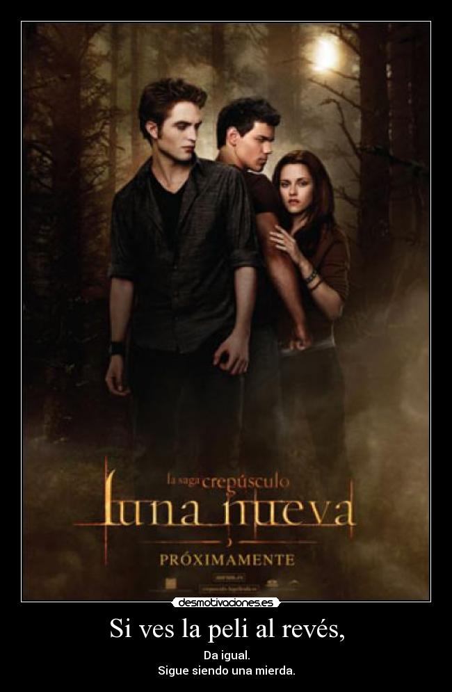 carteles crepusculo peli reves mierda desmotivaciones