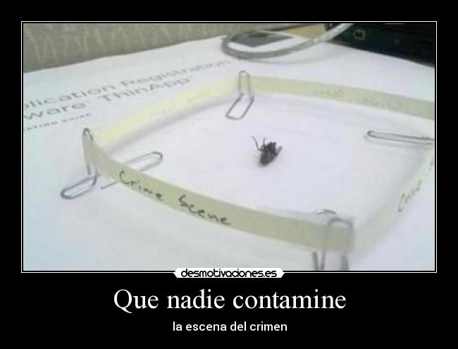 Que nadie contamine - 