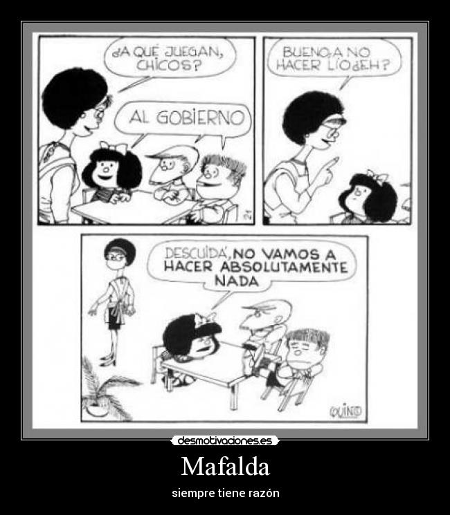 Mafalda - siempre tiene razón