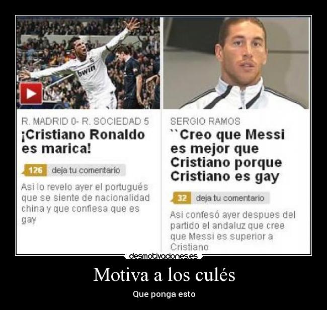 Motiva a los culés -
