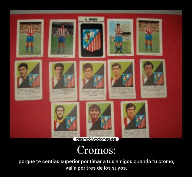 carteles cromos desmotivaciones