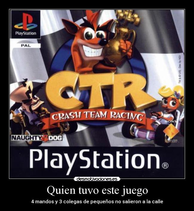 Quien tuvo este juego - 4 mandos y 3 colegas de pequeños no salieron a la calle