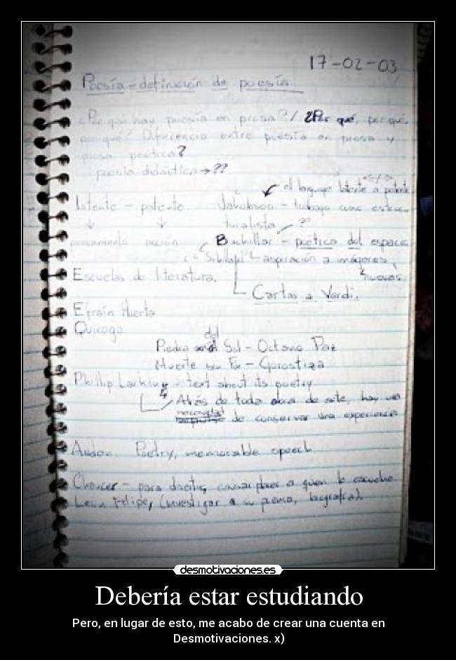 carteles estudiar hacer vago desmotivaciones desmotivaciones