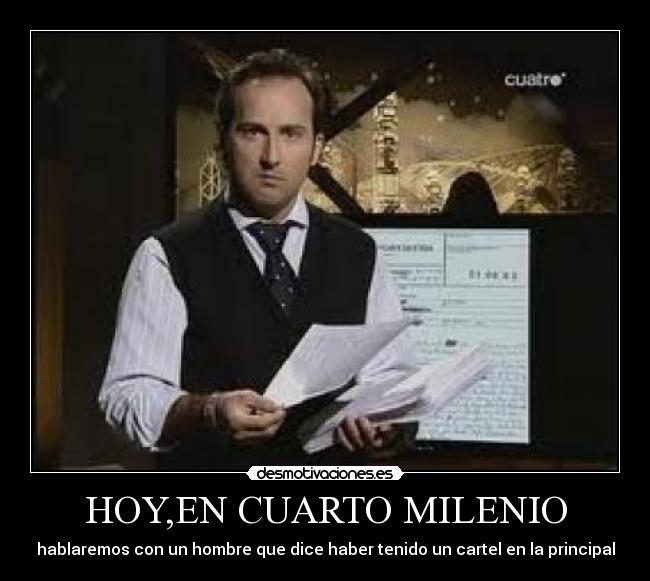 HOY,EN CUARTO MILENIO - 