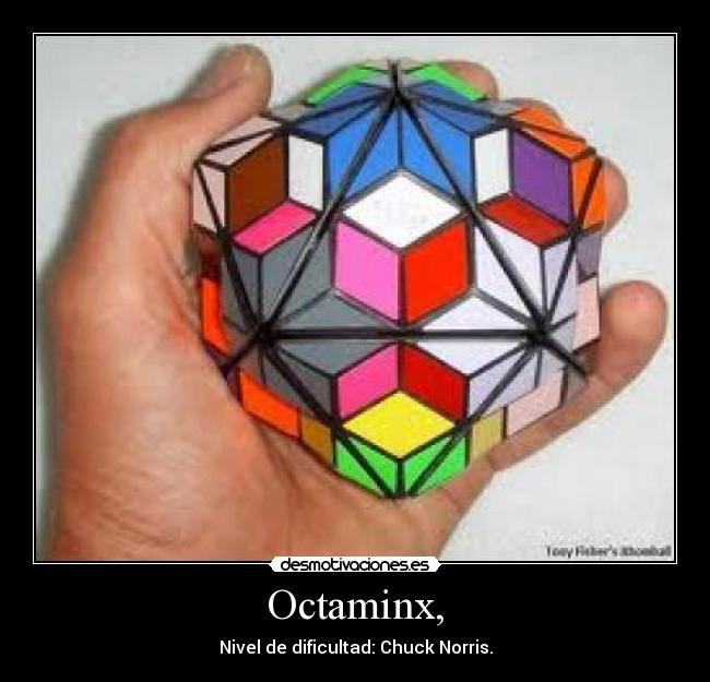 Octaminx, - Nivel de dificultad: Chuck Norris.