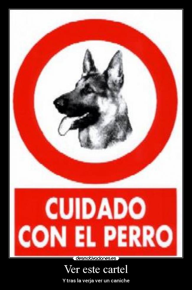 Ver este cartel -