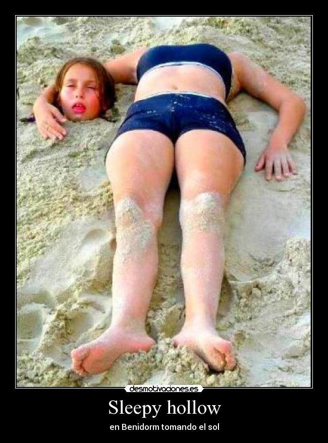 Sleepy hollow - en Benidorm tomando el sol