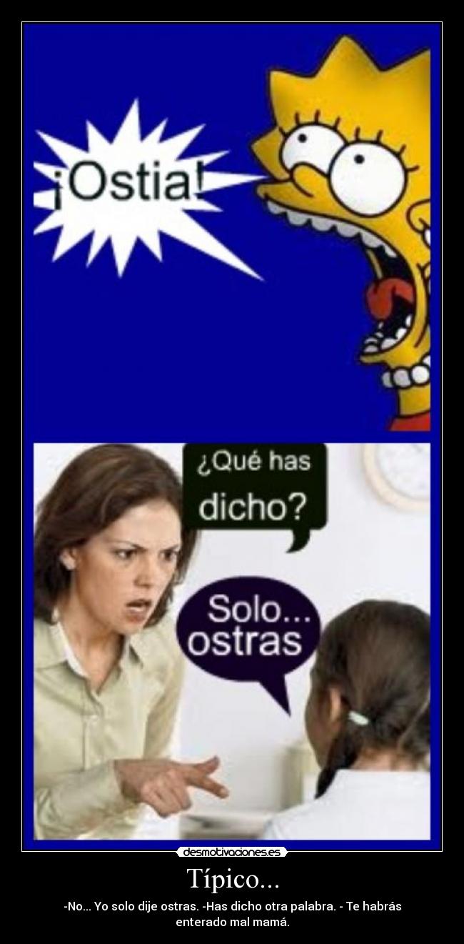 Típico... - 