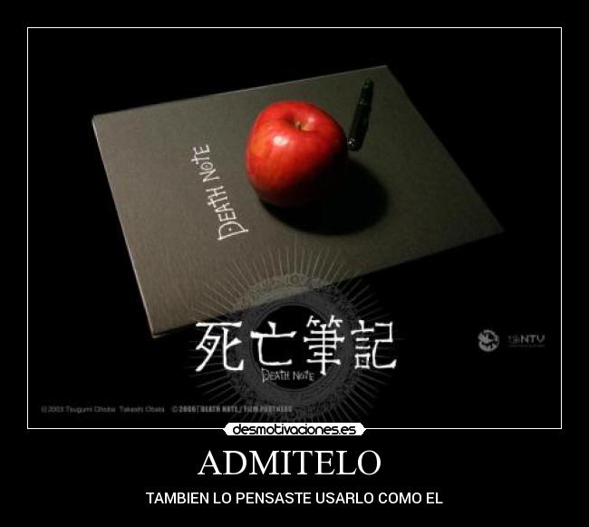 ADMITELO  - TAMBIEN LO PENSASTE USARLO COMO EL