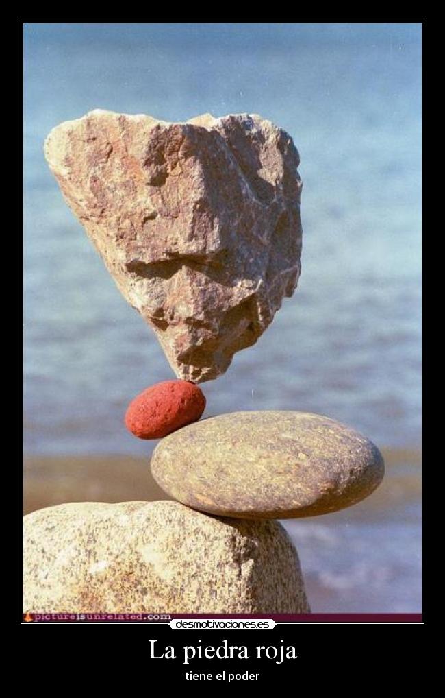 La piedra roja -
