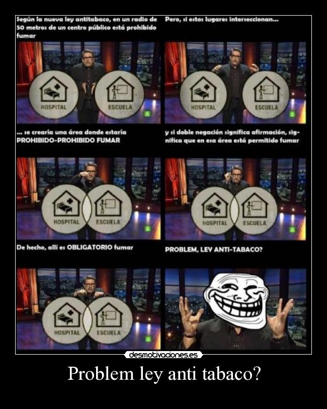 carteles ley anti tabaco desmotivaciones