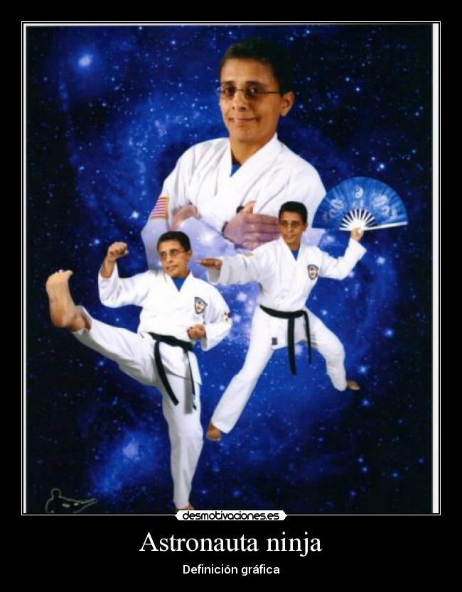 Astronauta ninja - Definición gráfica